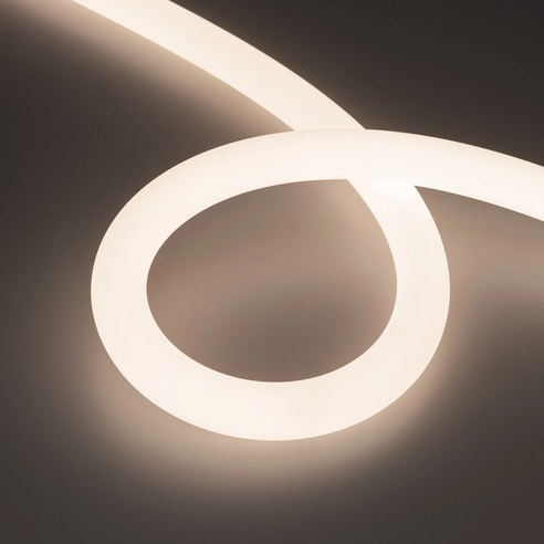 Лента светодиодная герметичная MOONLIGHT-SIDE-FP-X1088-D25mm 24V Day4000 (20 W/m, IP65, 5m, wire x1) (Arlight, Вывод боковой, 3 года)