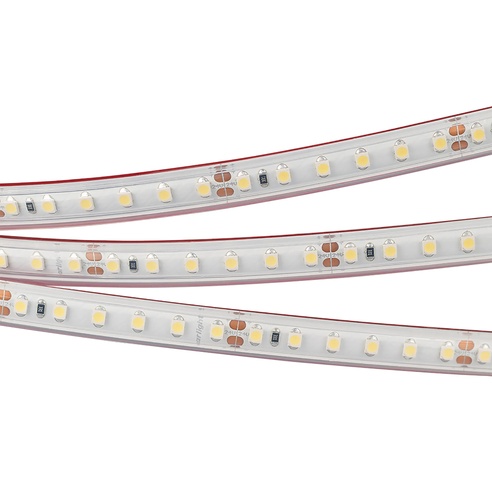 Лента светодиодная RTW 2-5000PS-50m 24V White6000 2x (3528, 120 LED/m, LUX) (Arlight, 9.6 Вт/м, IP67)