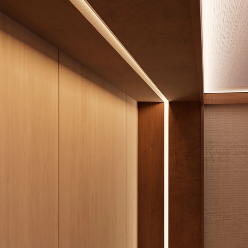 Профиль SL-BEVEL-W32-F-2000 ANOD BLACK (Arlight, Алюминий)