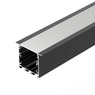 Профиль LINIA49-F-S-2500 BLACK (Arlight, Алюминий)