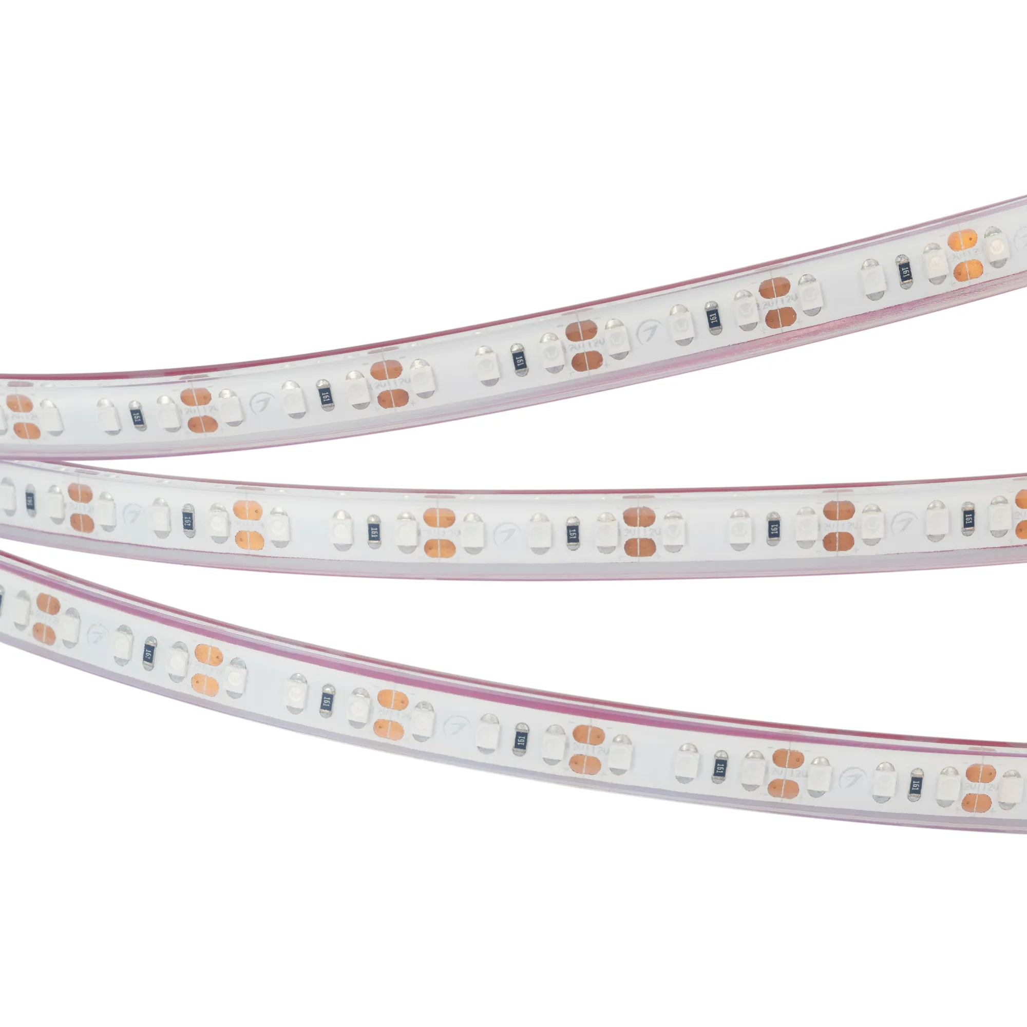 Лента светодиодная RTW 2-5000PGS 12V Blue 2x (3528, 600 LED) (Arlight, 9.6 Вт/м, IP67)