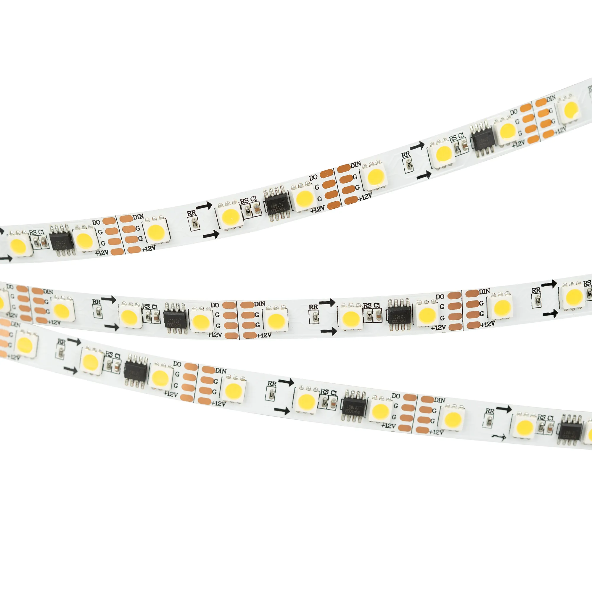 Лента светодиодная SPI-5000-5060-60 12V Cx3 Day4000-Auto (10mm, 13.2W, IP20) (Arlight, Открытый, IP20) - изображение товара