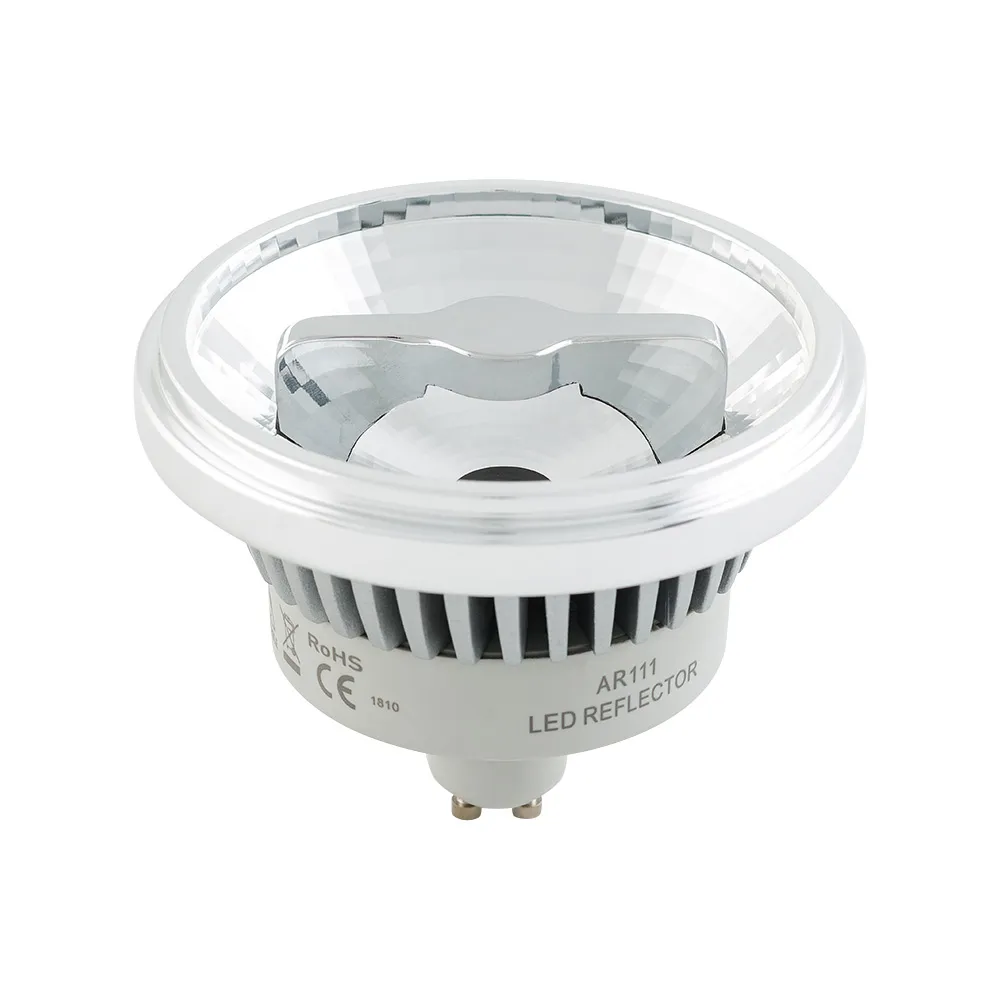 Лампа AR111-FORT-GU10-15W-DIM Warm3000 (Reflector, 24 deg, 230V) (Arlight, Металл) - изображение товара