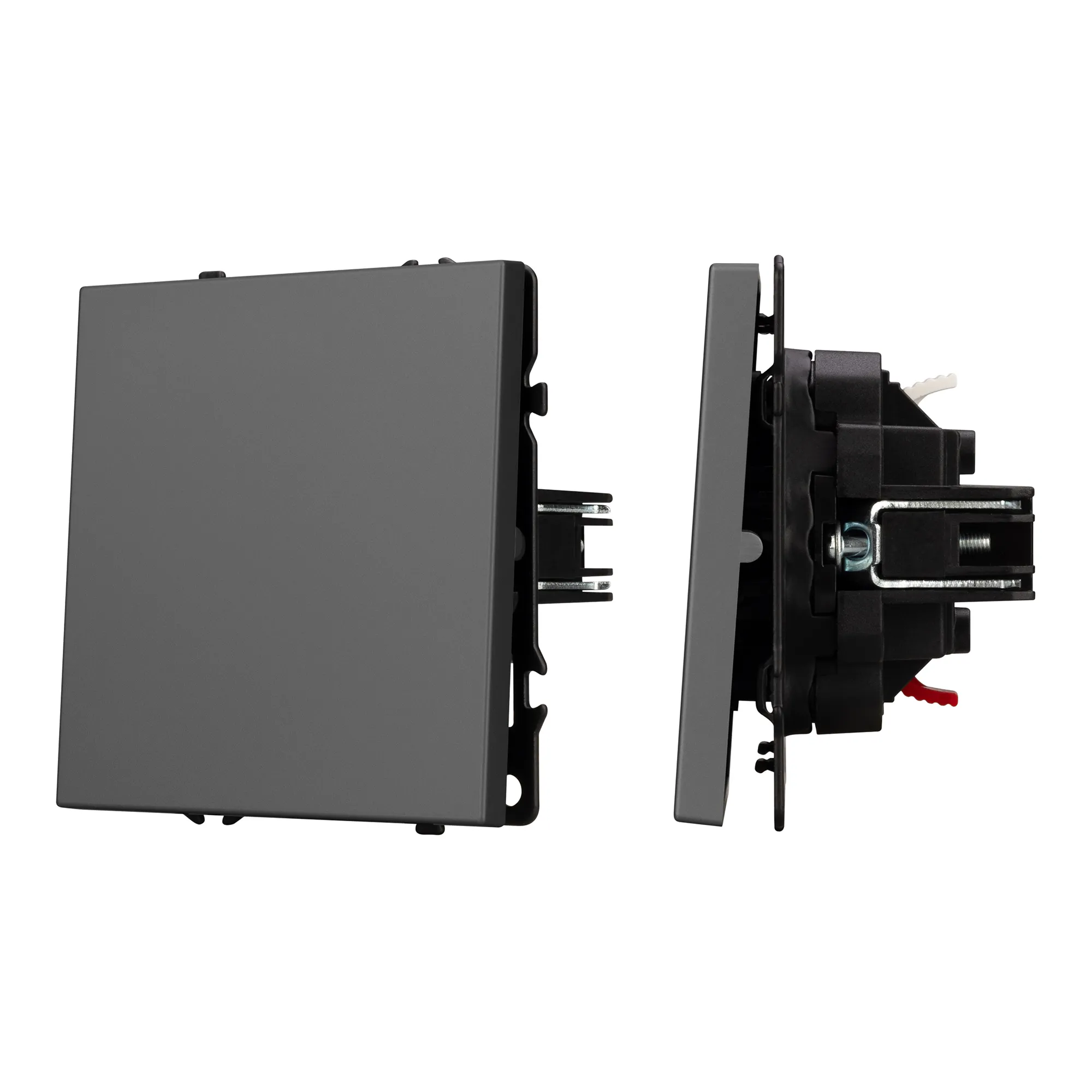 Механизм выключателя одноклавишный непроходной SWT-NOBE-MK01-SFPL-GR (230V, 10A) (Arlight, -)