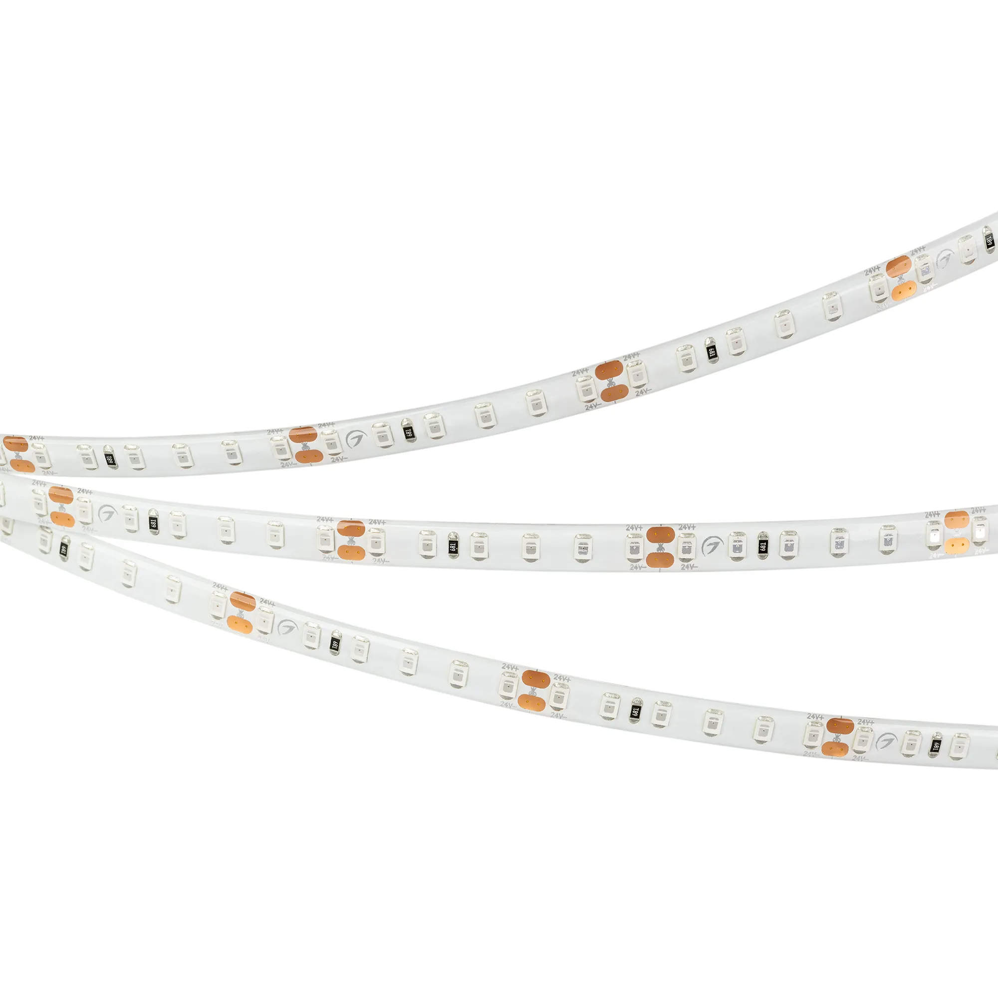 Лента светодиодная герметичная RTW-SE-A120-8mm 24V Blue (9.6 W/m, IP65, 2835, 5m) (Arlight, 9.6 Вт/м, IP65) - изображение товара