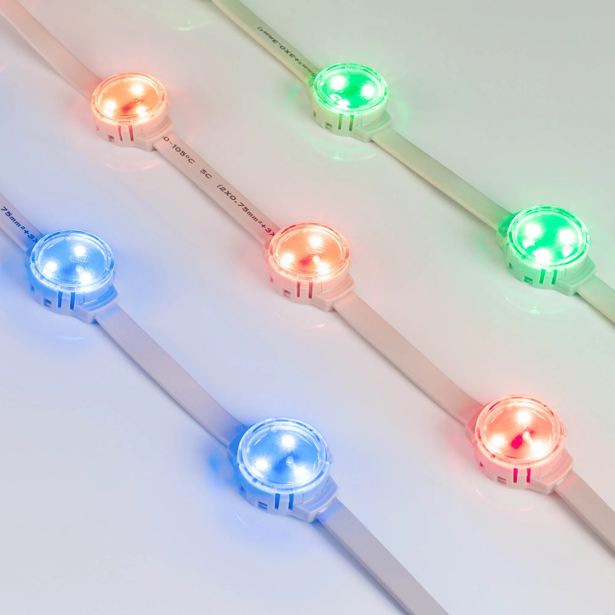 Модуль управляемый SOLEX-DMX-3535-3-12V RGB 120deg (D30x16mm, 0.75W, IP67) (Arlight, Пластик, 3 года) - изображение товара