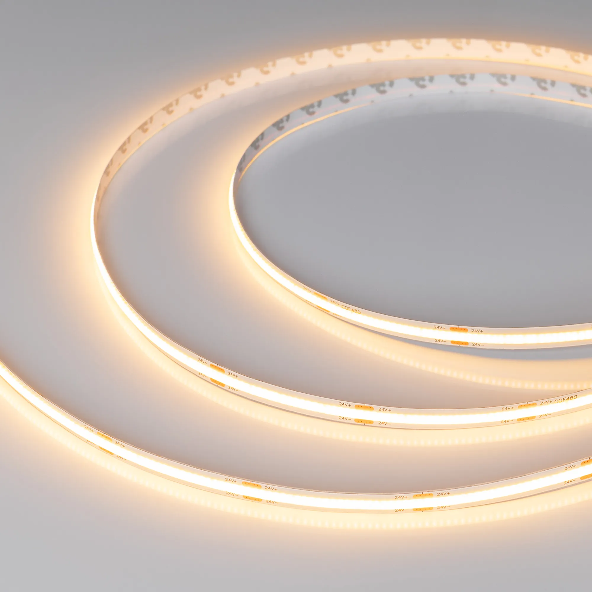 Лента светодиодная COB-X480-8mm 24V Warm2700 (10 W/m, IP20, 20m PRO REEL) (Arlight, -) - изображение товара