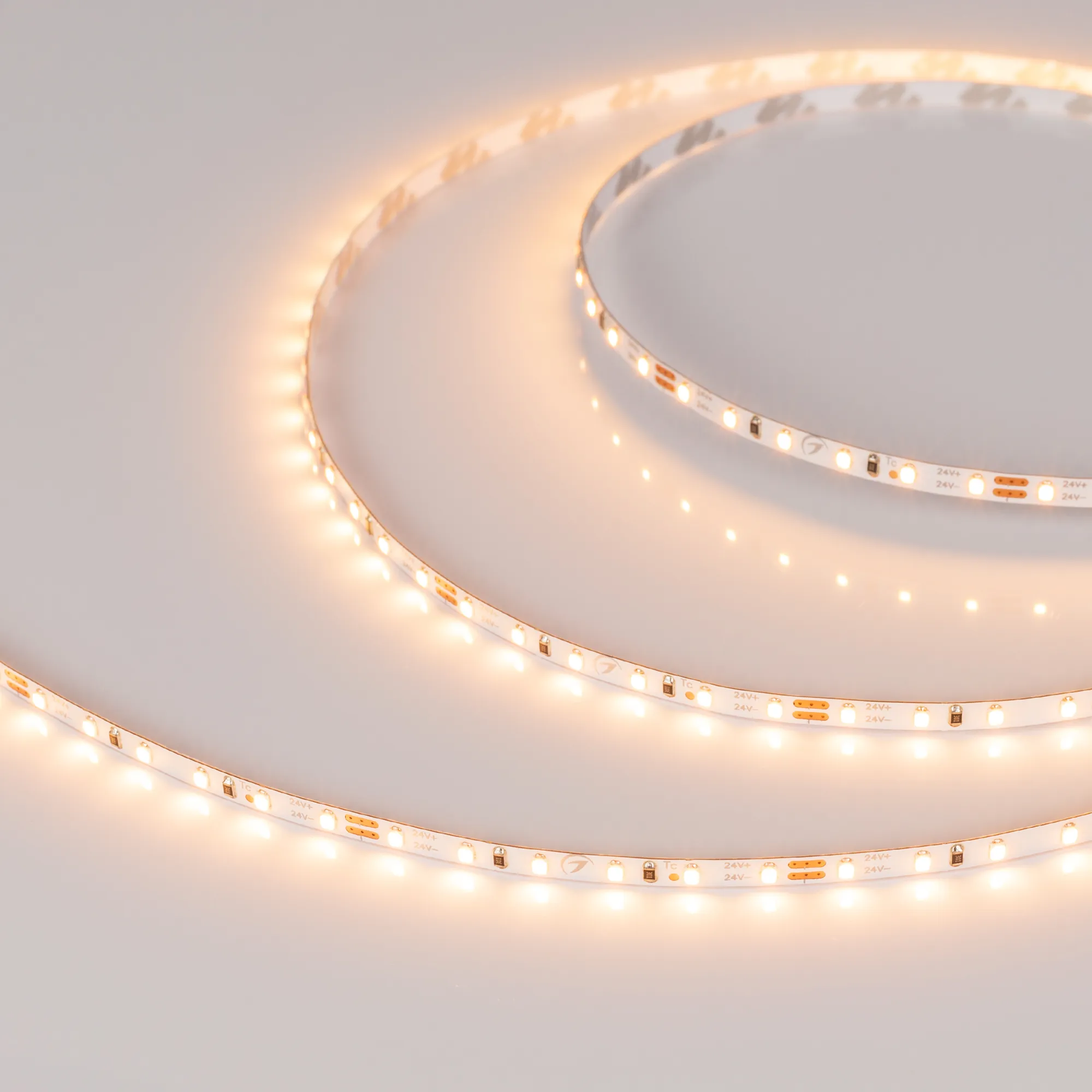 Лента светодиодная MICROLED-M120-4mm 24V Warm2700 (5.4 W/m, IP20, 2216, 5m) (Arlight, узкая) - изображение товара